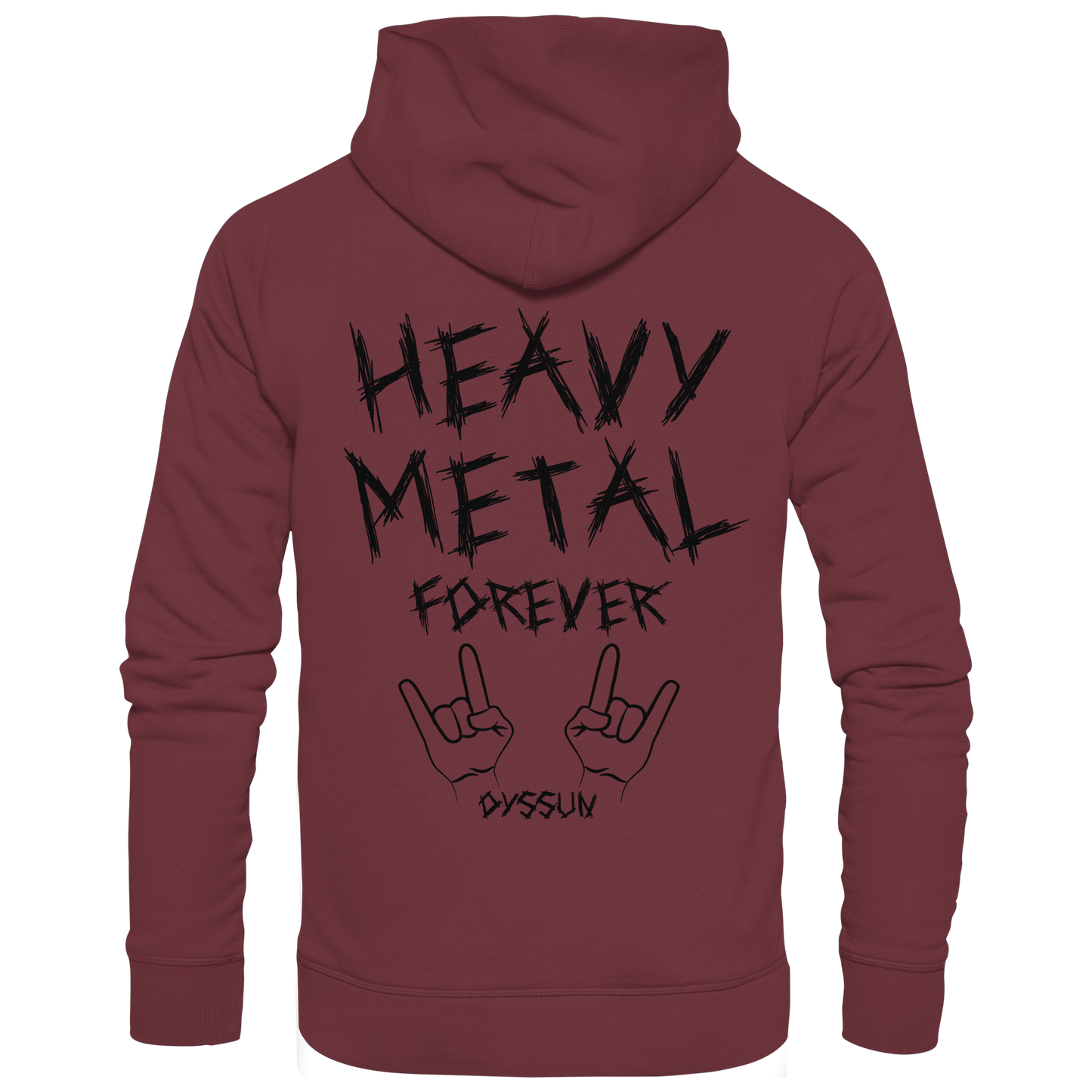 Heavy Metal Forever - Organic Basic Hoodie - In 6 Designfarben