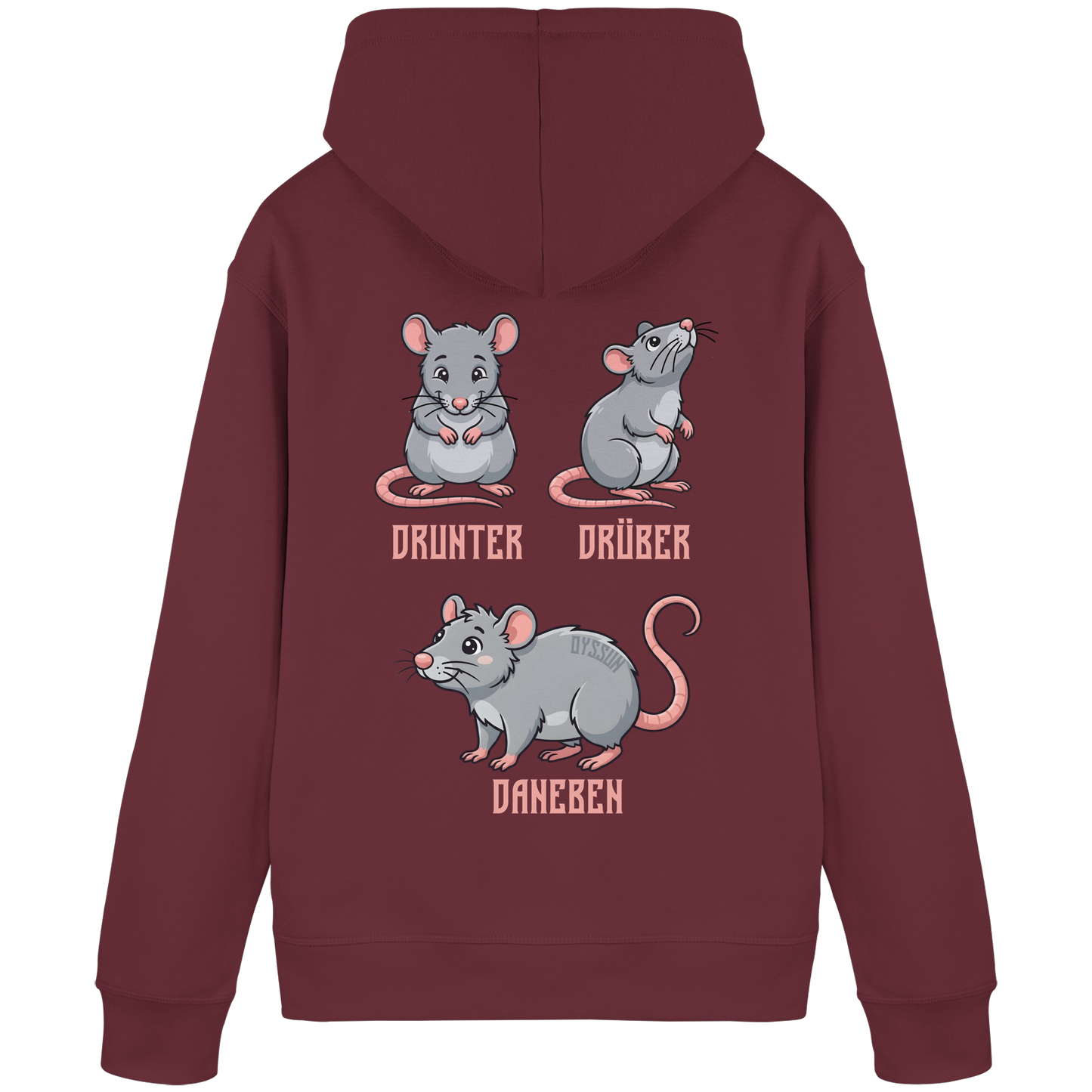Drunter Drüber Daneben - Organic Basic Hoodie