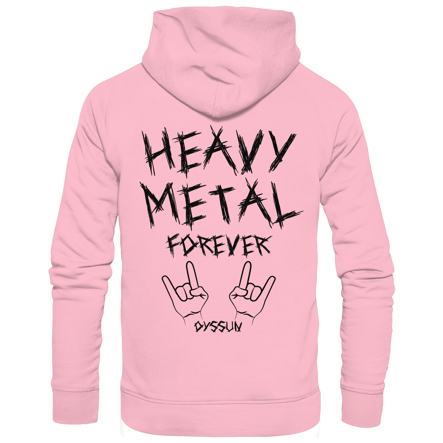 Heavy Metal Forever - Organic Basic Hoodie - In 6 Designfarben
