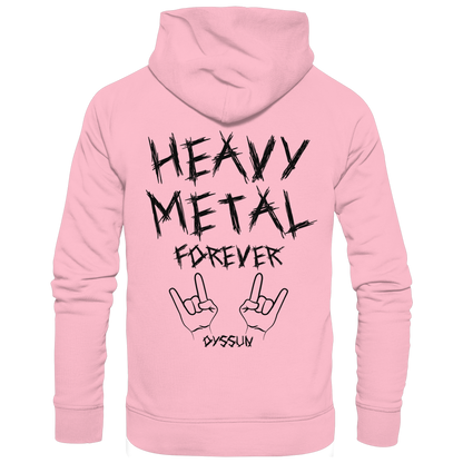 Heavy Metal Forever - Organic Basic Hoodie - In 6 Designfarben