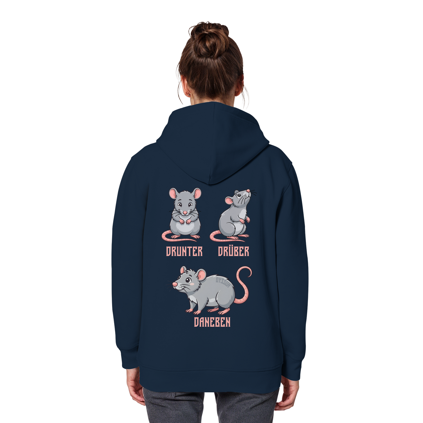 Drunter Drüber Daneben - Organic Basic Hoodie