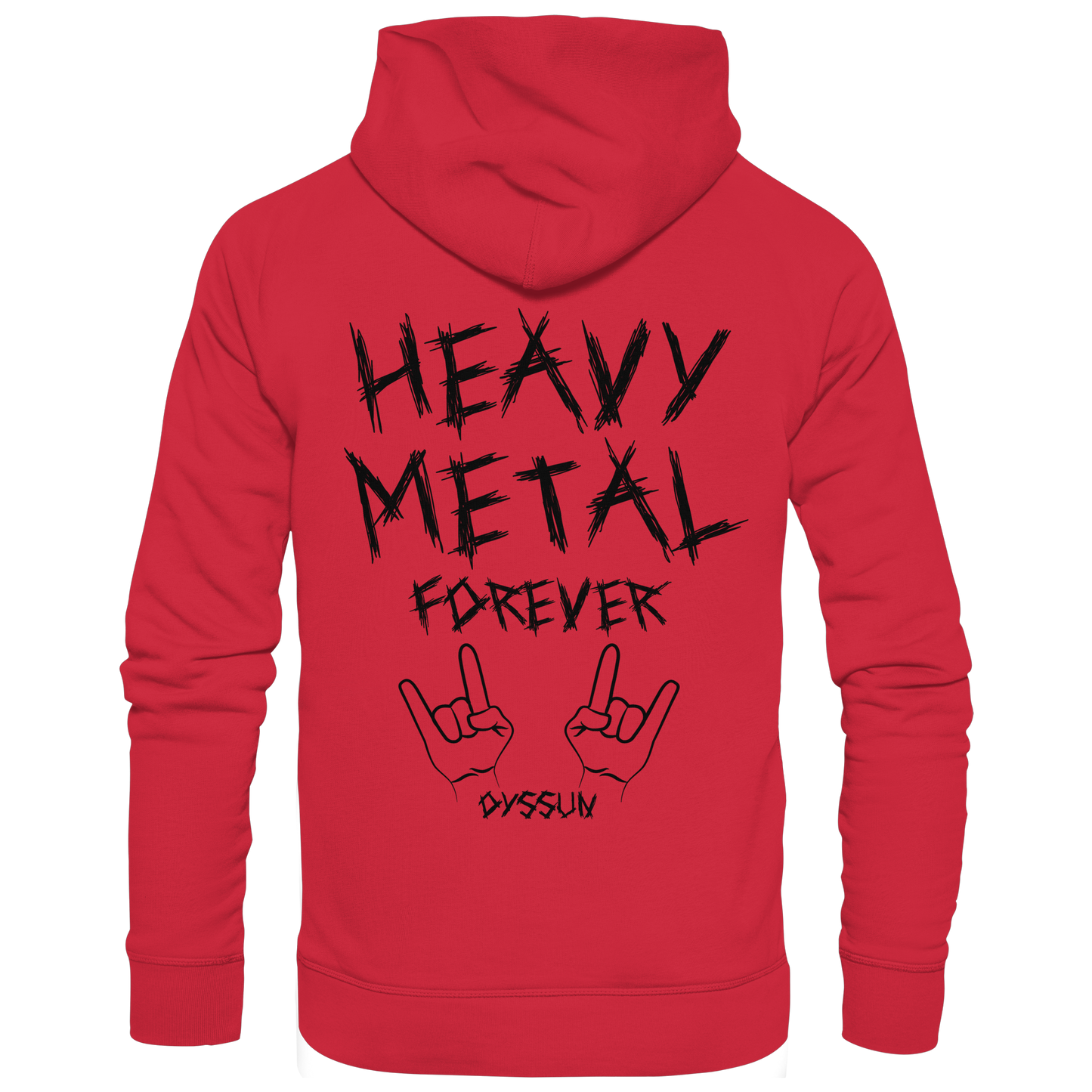 Heavy Metal Forever - Organic Basic Hoodie - In 6 Designfarben