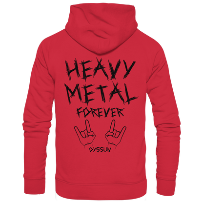 Heavy Metal Forever - Organic Basic Hoodie - In 6 Designfarben