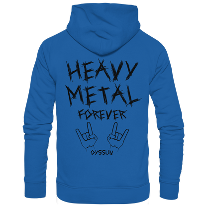 Heavy Metal Forever - Organic Basic Hoodie - In 6 Designfarben