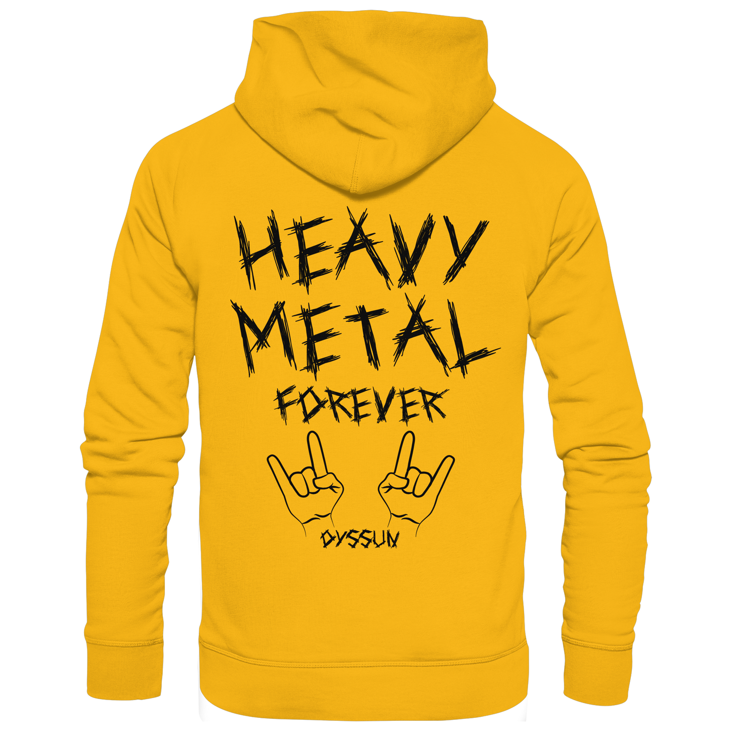 Heavy Metal Forever - Organic Basic Hoodie - In 6 Designfarben