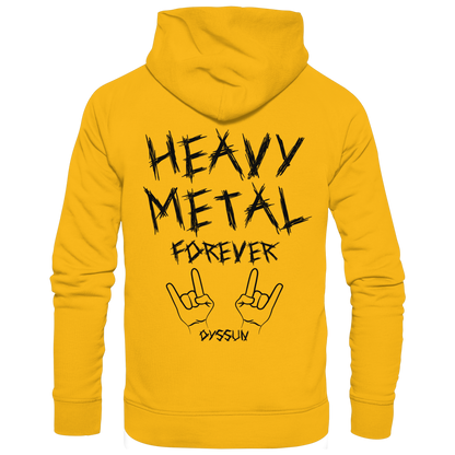 Heavy Metal Forever - Organic Basic Hoodie - In 6 Designfarben