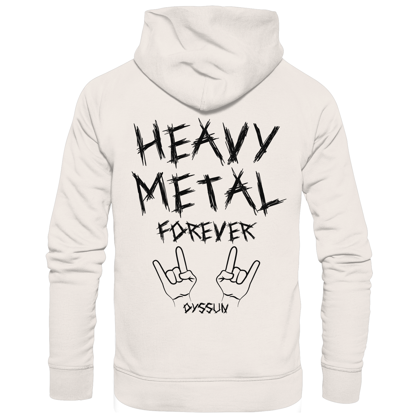 Heavy Metal Forever - Organic Basic Hoodie - In 6 Designfarben