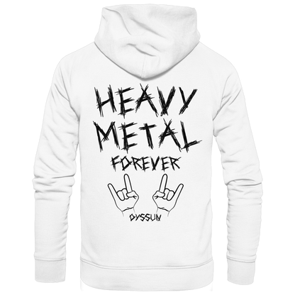 Heavy Metal Forever - Organic Basic Hoodie - In 6 Designfarben