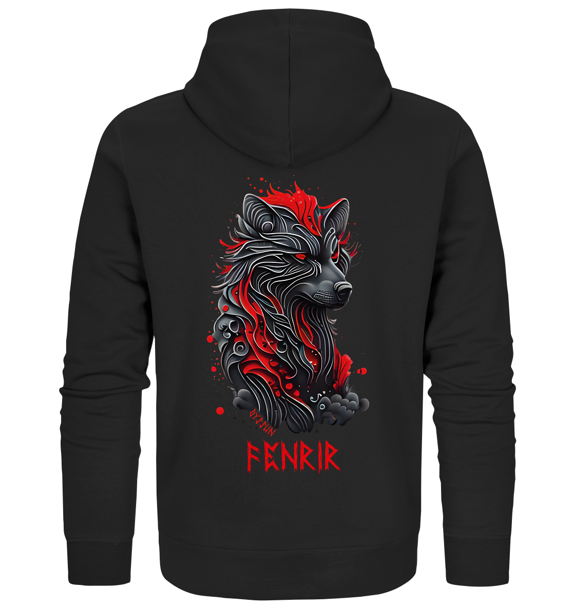 Fenrir - Fenriswolf - Organic Zipper