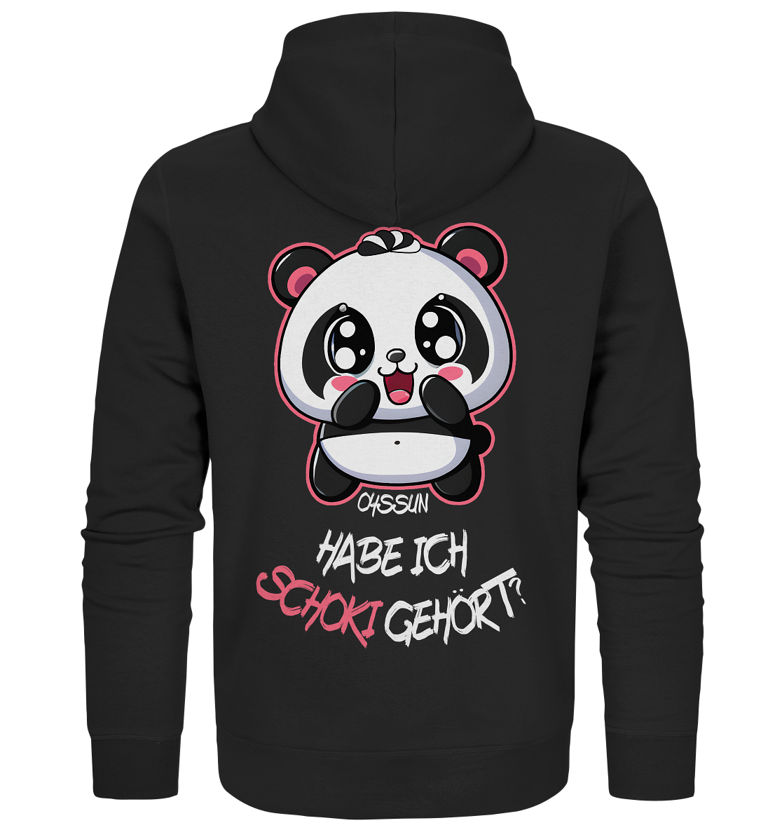 Schokipanda - Did I hear chocolate? - Organic Zipper