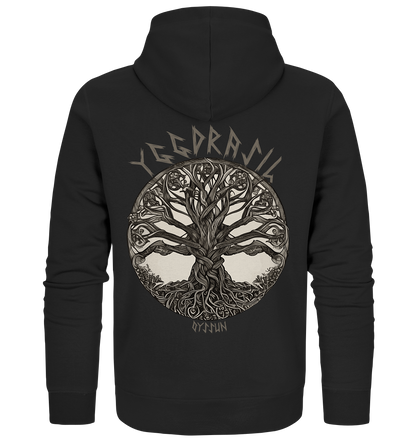 Yggdrasil - the world tree - Organic Zipper