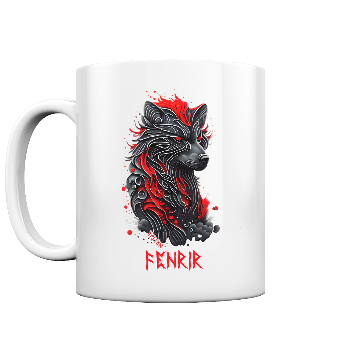 Fenrir - Fenriswolf - Mug single colour