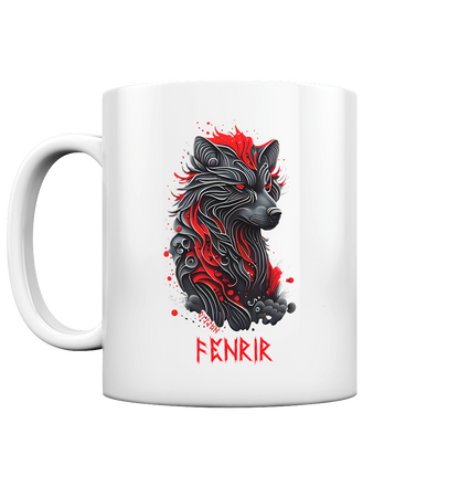 Fenrir - Fenriswolf - Tasse einfarbig