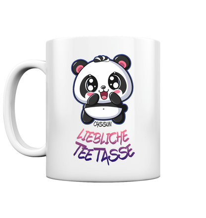 Liebliche Teetasse - Panda - Tasse einfarbig