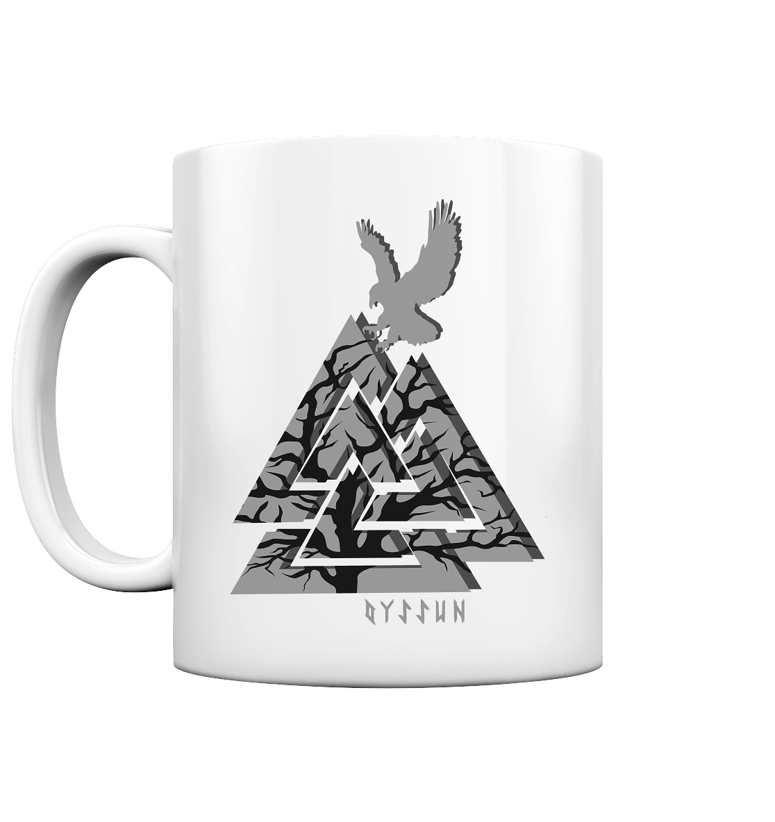 Valknut Tasse - Tasse einfarbig