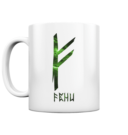 Fehu Rune - Tasse