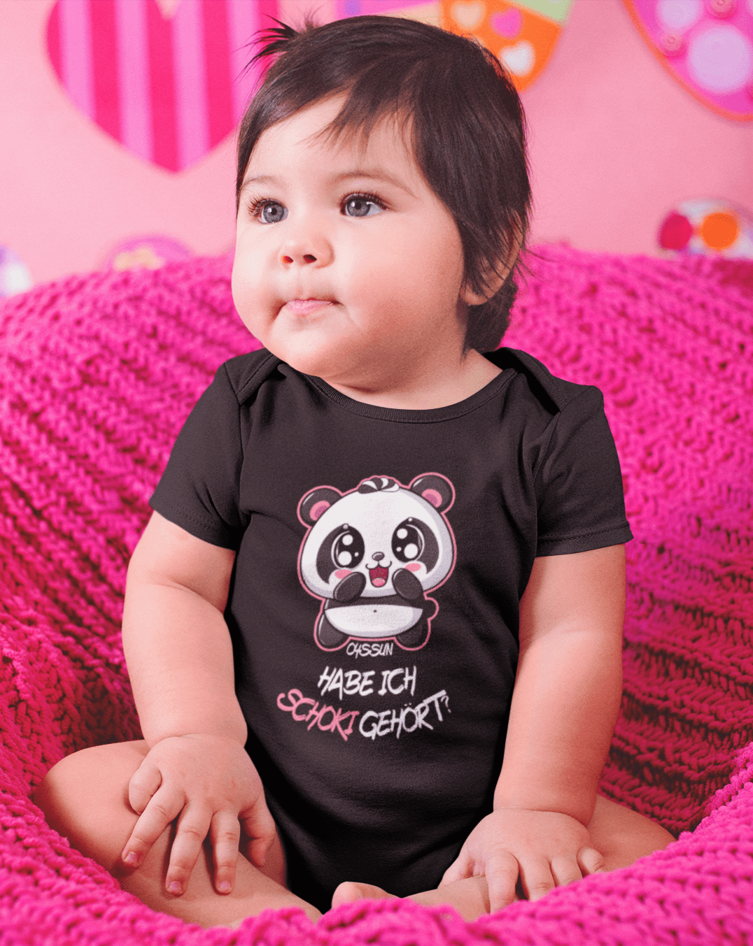 Schokipanda - Did I hear chocolate? - Organic Baby Bodysuite