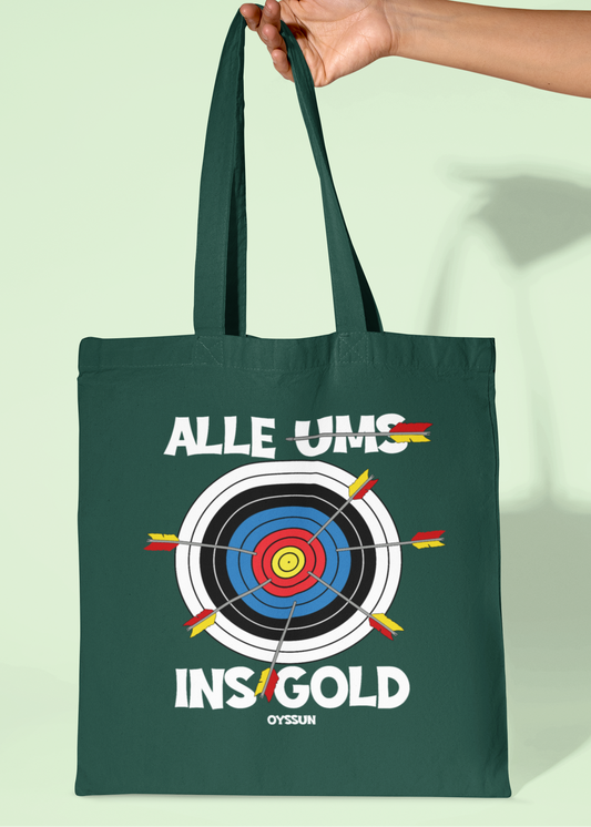 Alle (ums) ins Gold - Baumwolltasche