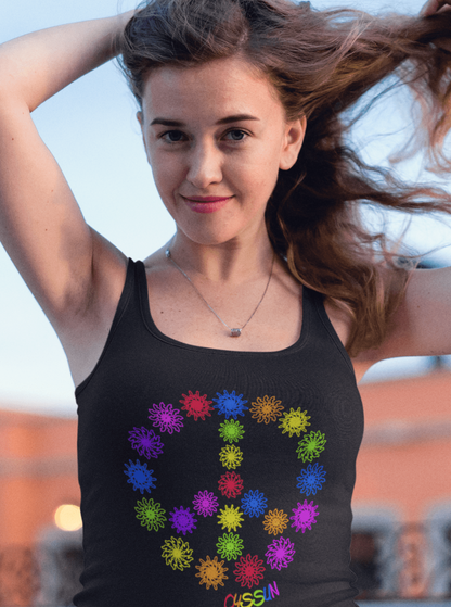 Peace Sign - Ladies Organic Tank Top