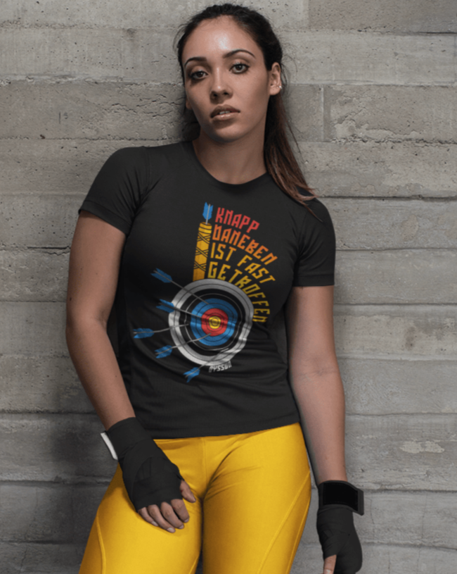 Bogenschießen - Knapp daneben - ist fast getroffen - Ladies Premium Shirt - Oyssun