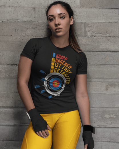 Bogenschießen - Knapp daneben - ist fast getroffen - Ladies Premium Shirt - Oyssun
