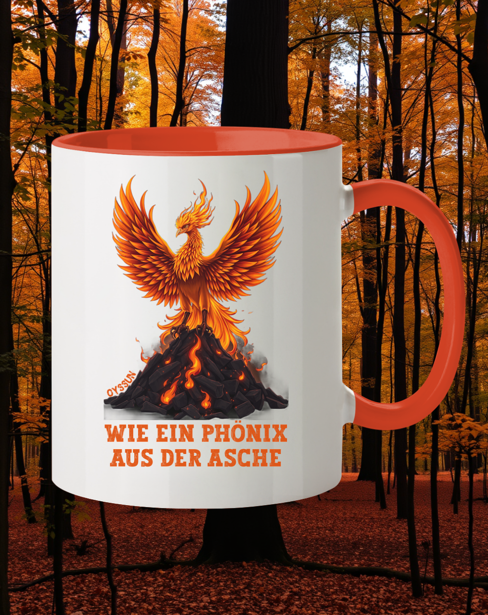 Phönix aus der Asche - Tasse