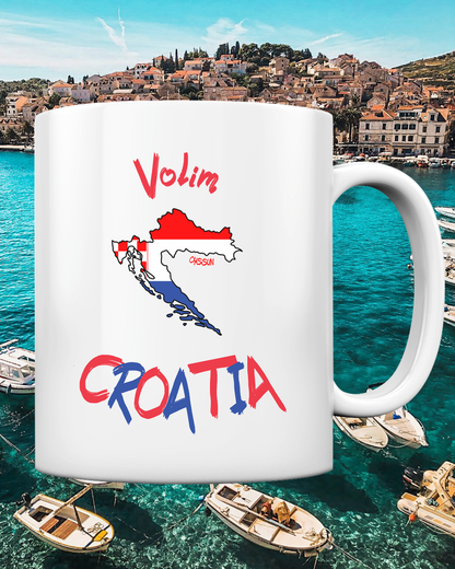 I love Croatia - single-coloured mug 