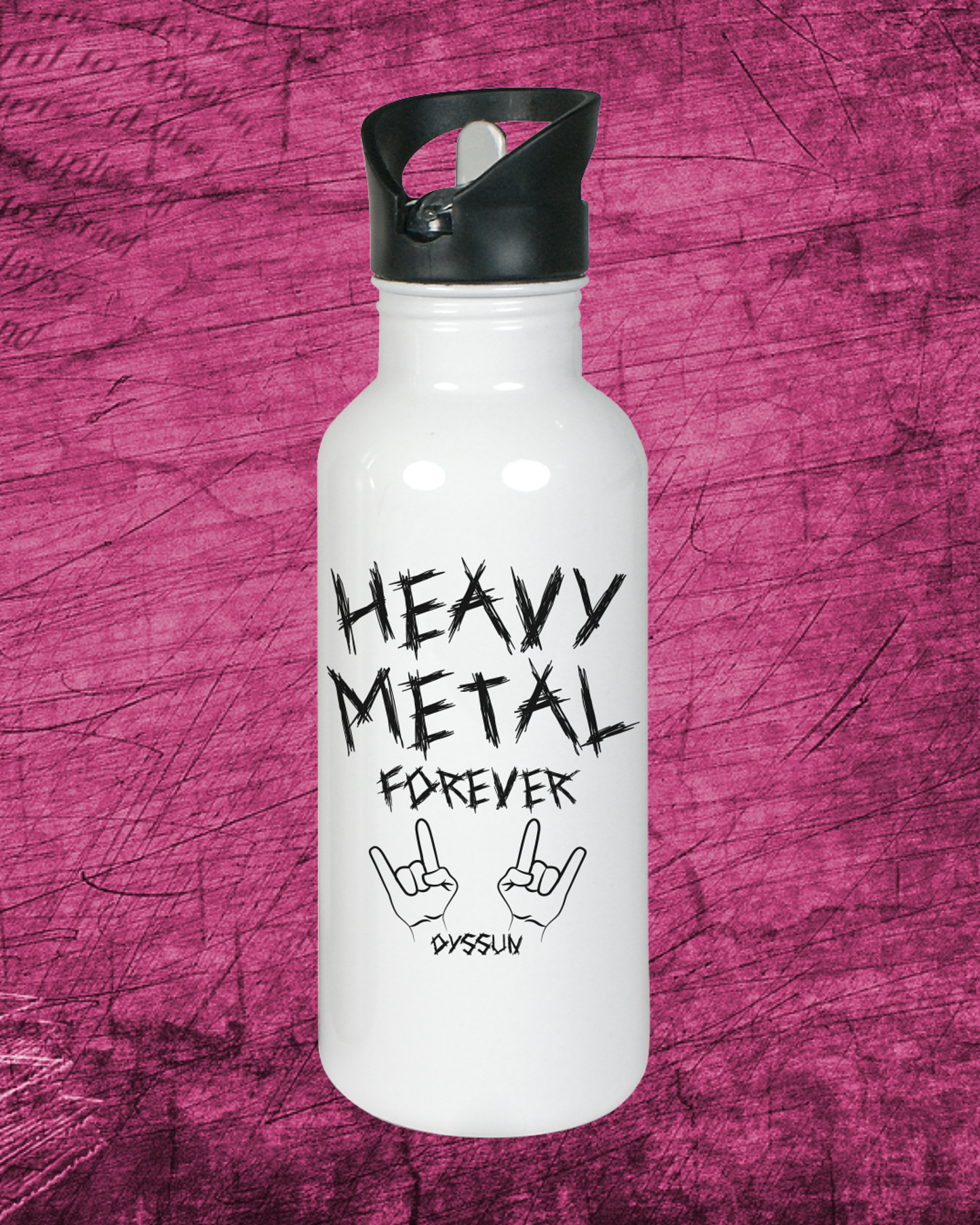 Heavy Metal Forever - Edelstahl-Trinkflasche