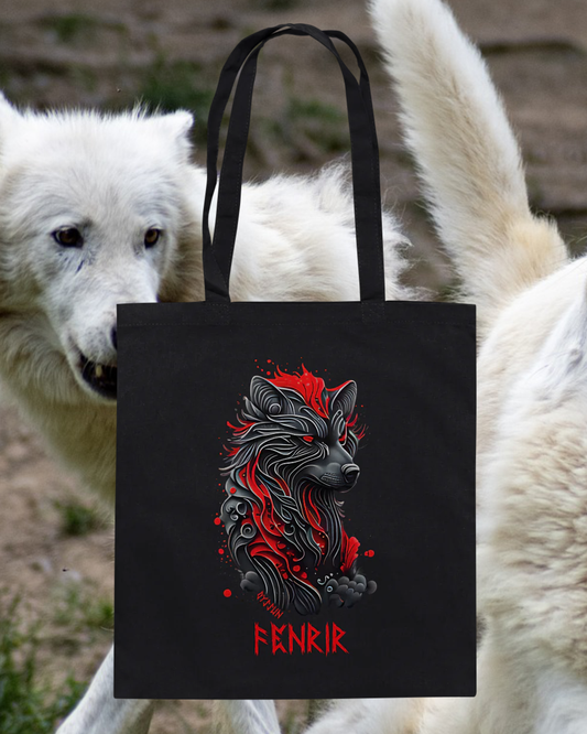 Fenrir - Fenriswolf - Baumwolltasche - Oyssun