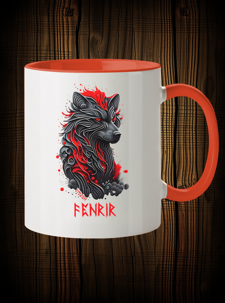 Fenriswolf - Tasse (In 7 Farben) - Oyssun