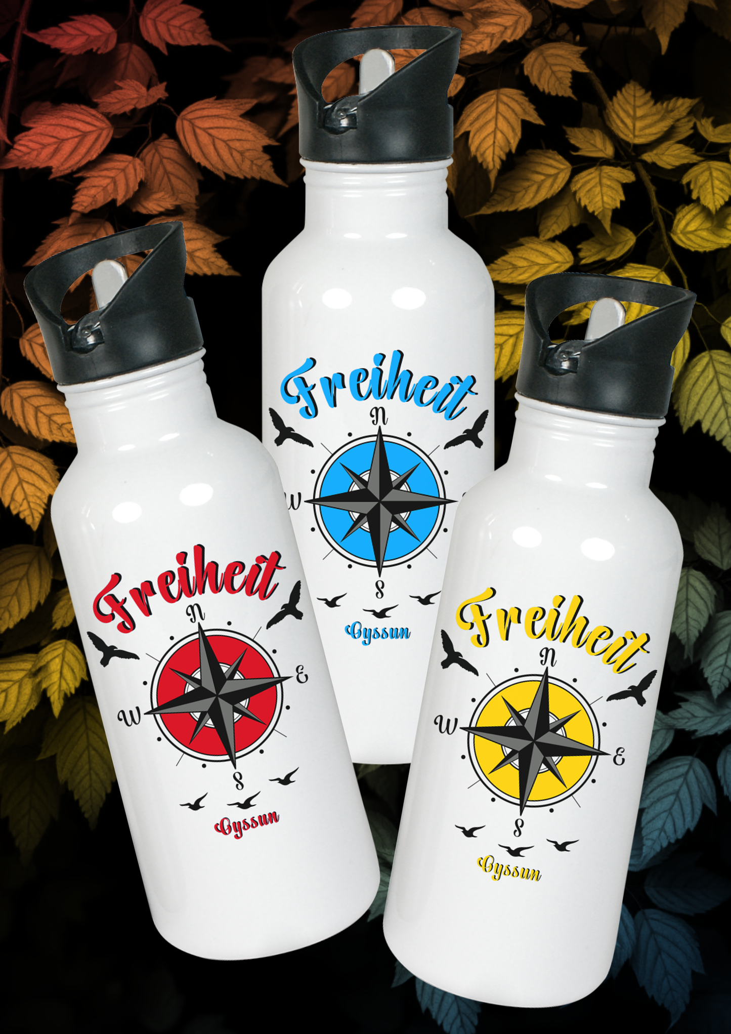 Freiheit - Edelstahl-Trinkflasche