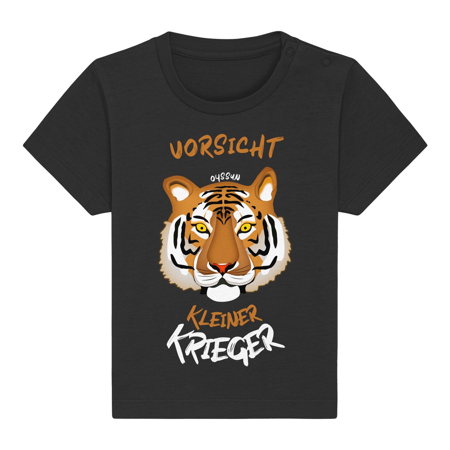 Vorsicht - Kleiner Krieger - Baby Organic Shirt - Oyssun