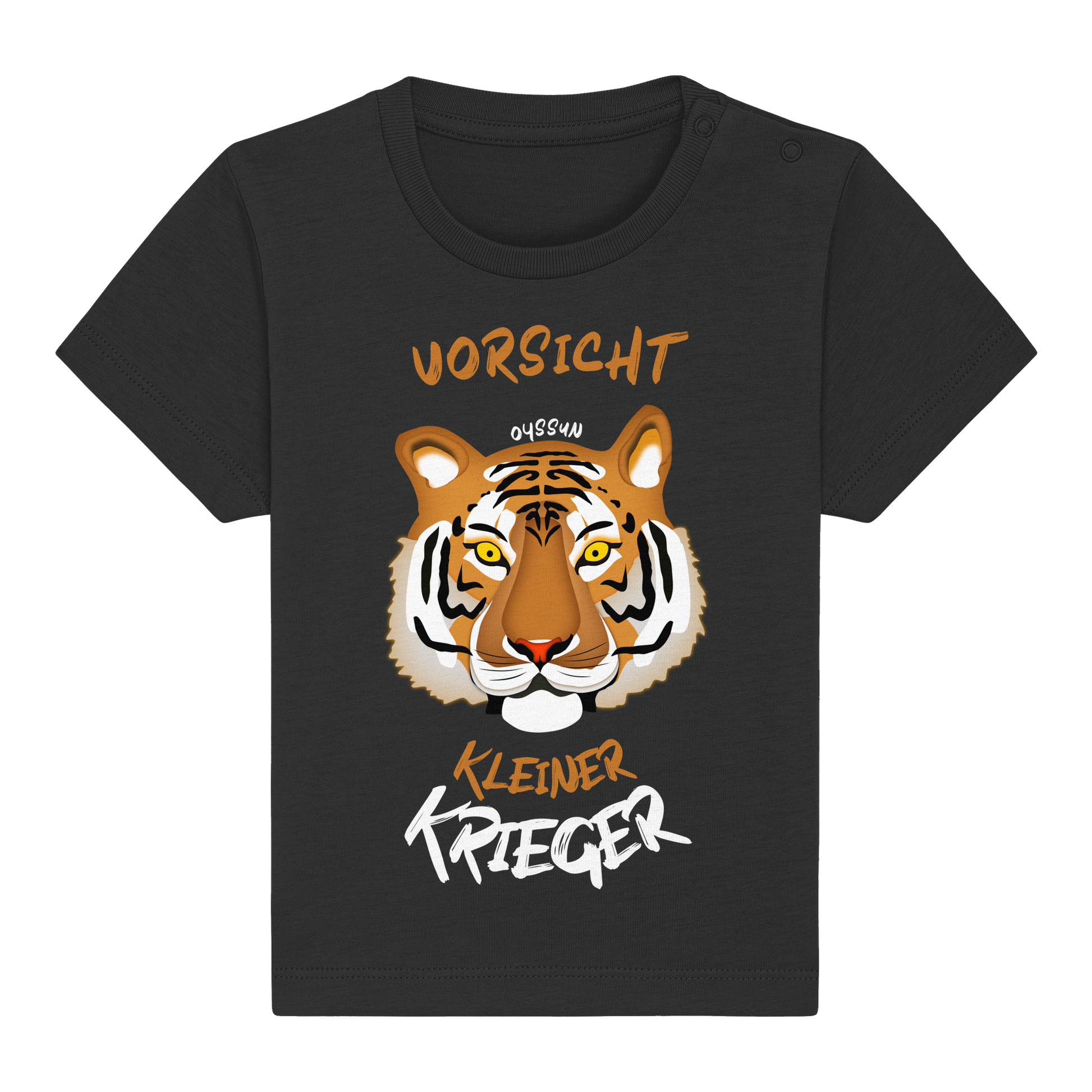 Vorsicht - Kleiner Krieger - Baby Organic Shirt - Oyssun