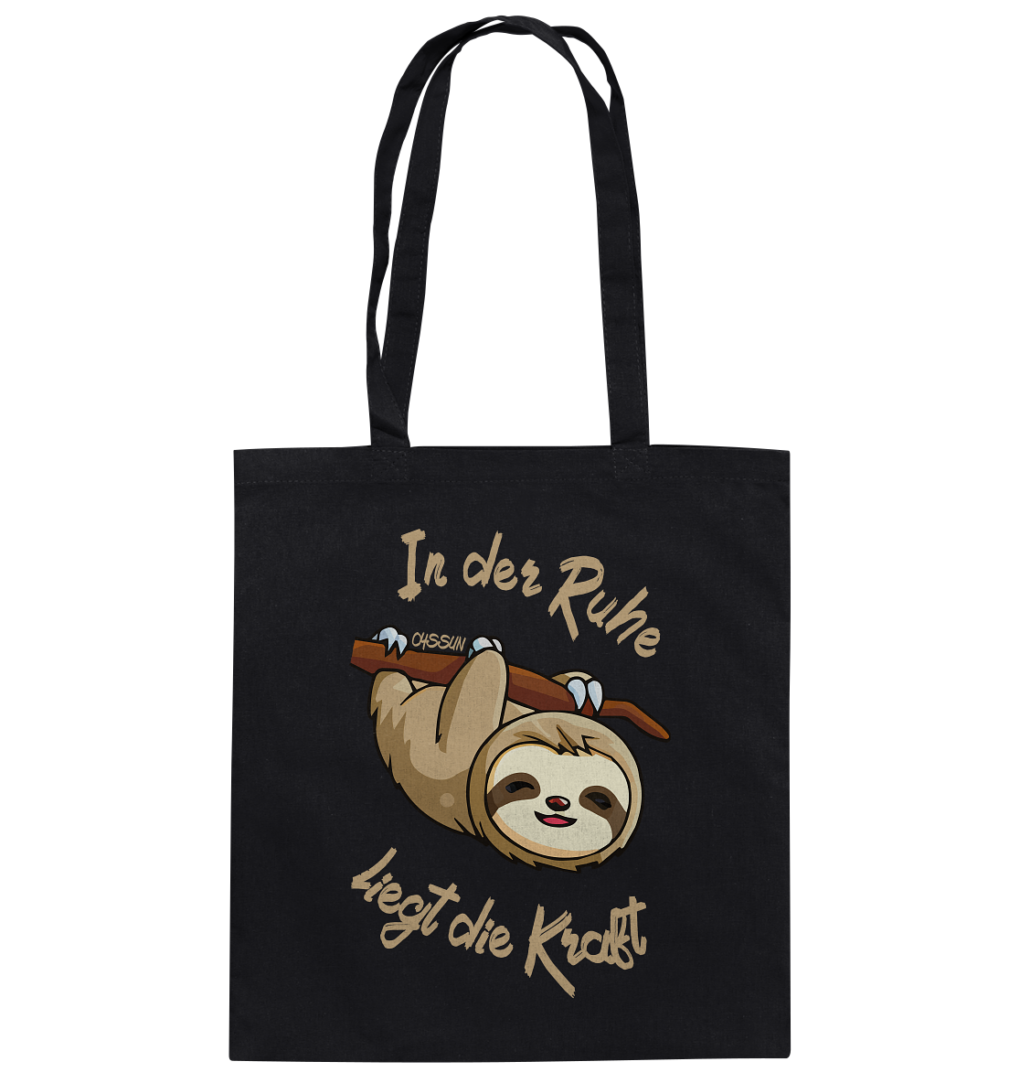 Sloth - There is strength in calmness - Cotton bag 