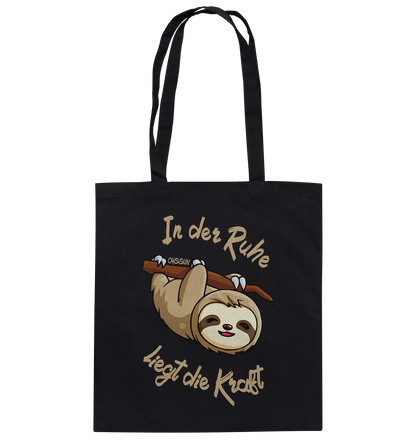 Sloth - There is strength in calmness - Cotton bag 