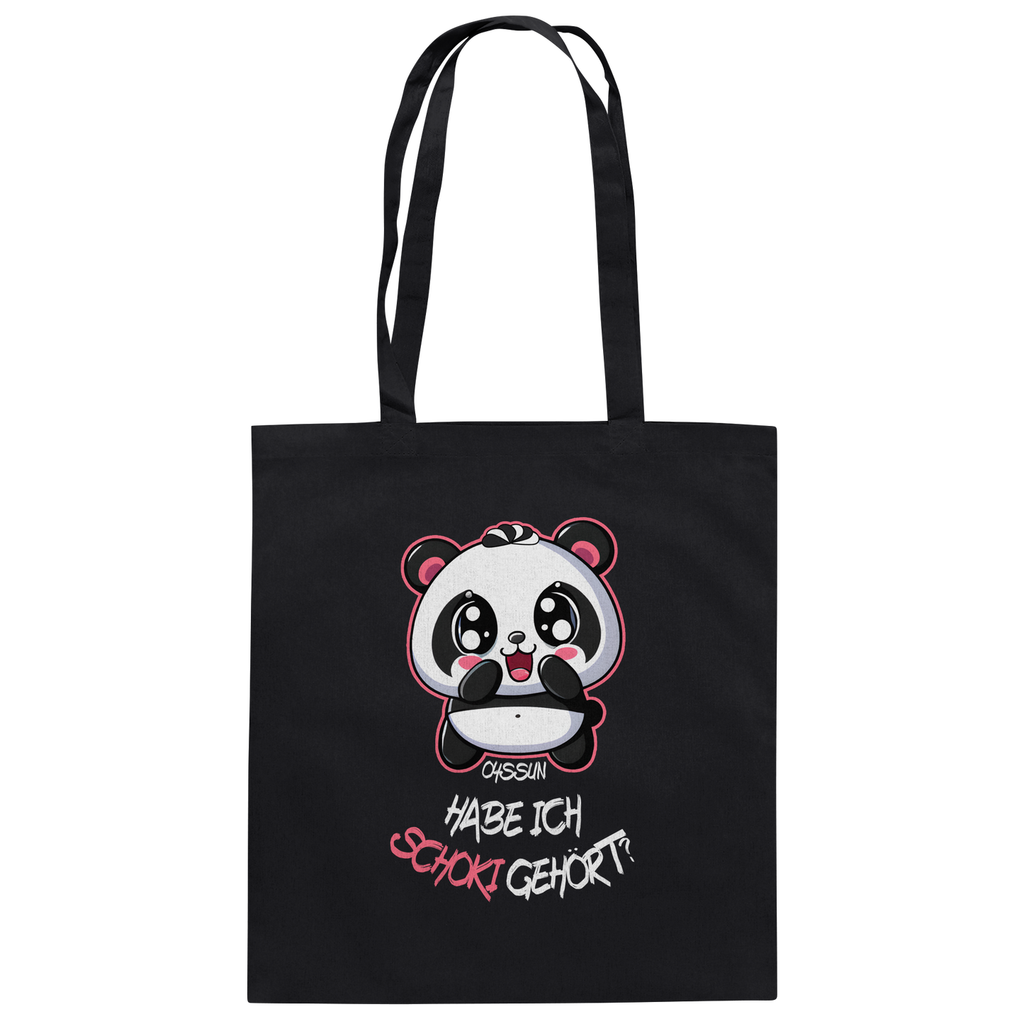 Schokipanda - Habe ich Schoki gehört?  - Baumwolltasche - Oyssun