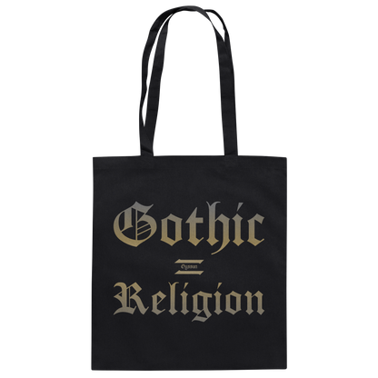 Gothic = Religion  - Baumwolltasche - Oyssun