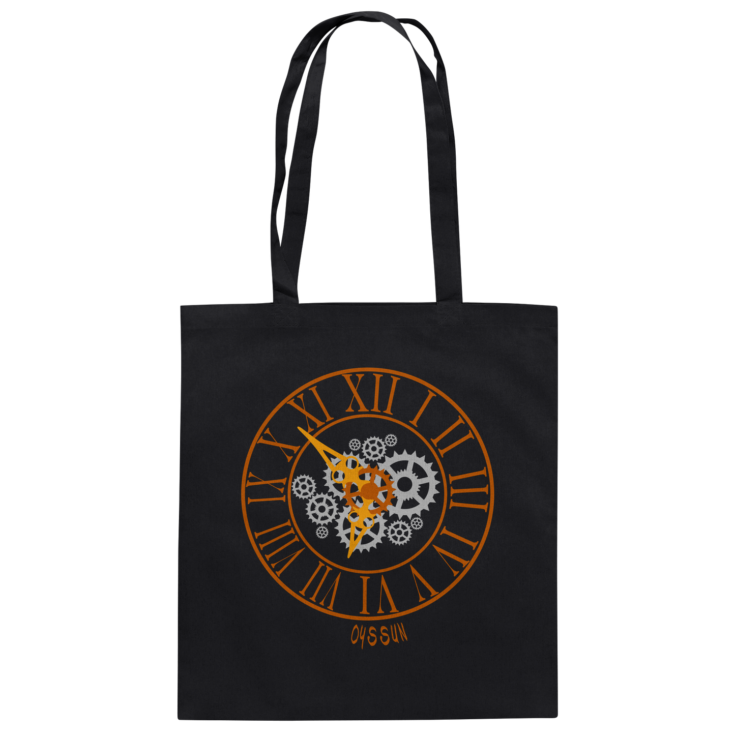 Steampunk Uhr - Baumwolltasche