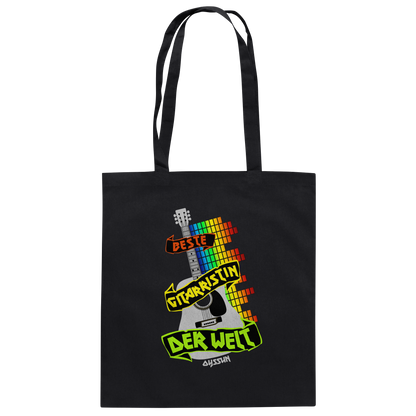 Die Beste Gitarristin der Welt - Baumwolltasche