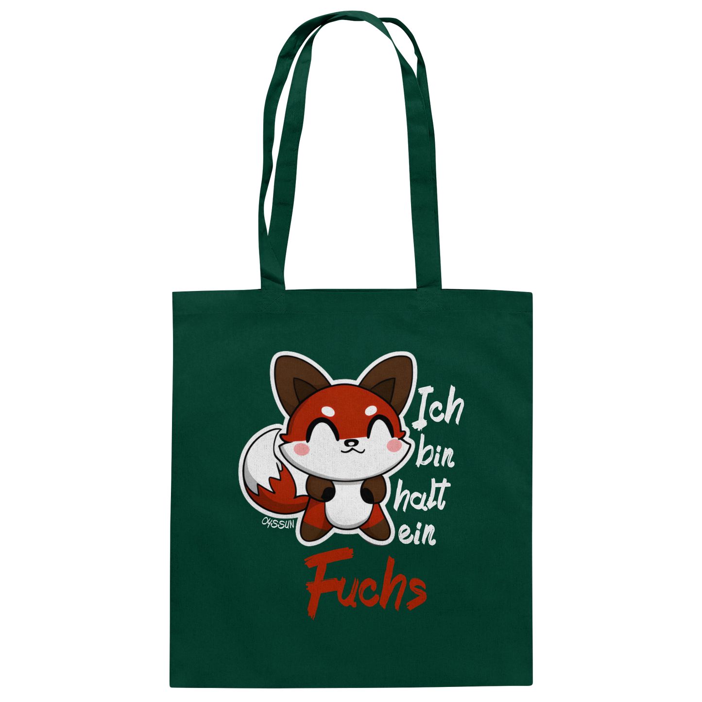 Ich bin halt ein Fuchs - Baumwolltasche - Oyssun