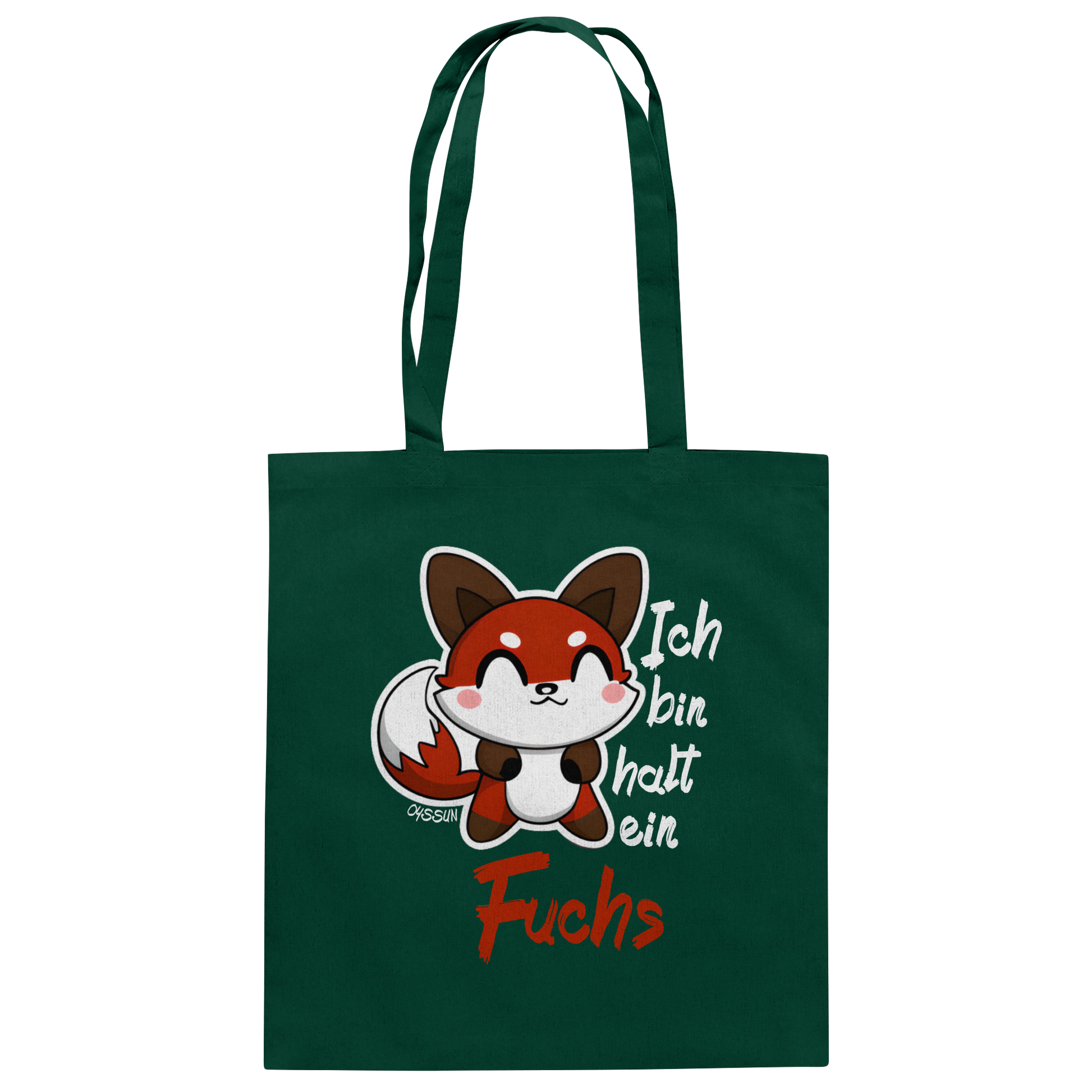 Ich bin halt ein Fuchs - Baumwolltasche - Oyssun