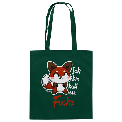 Ich bin halt ein Fuchs - Baumwolltasche - Oyssun