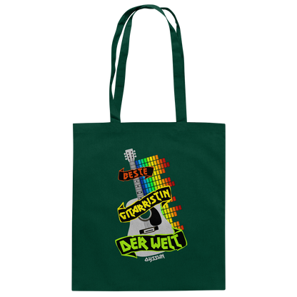 Die Beste Gitarristin der Welt - Baumwolltasche
