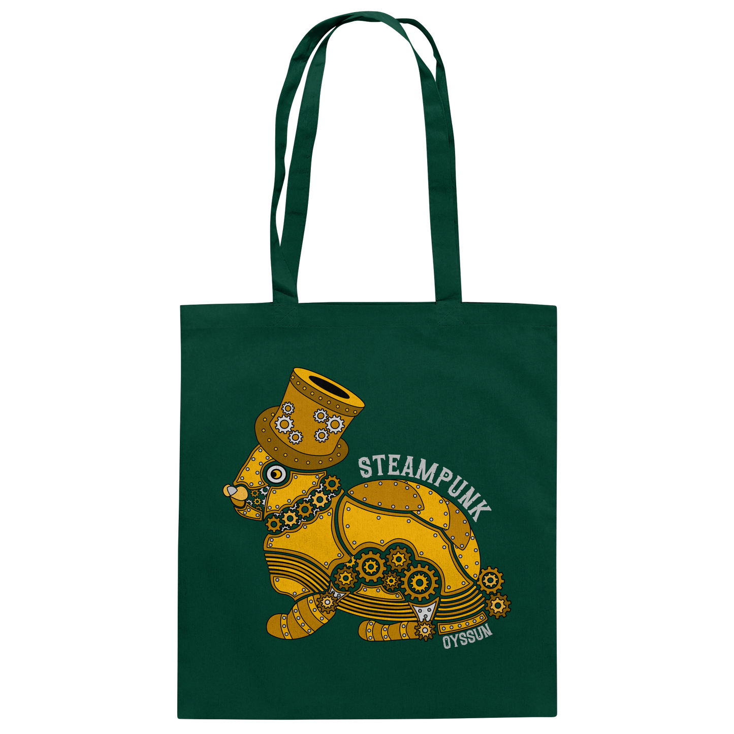 Steampunk Hase  - Baumwolltasche