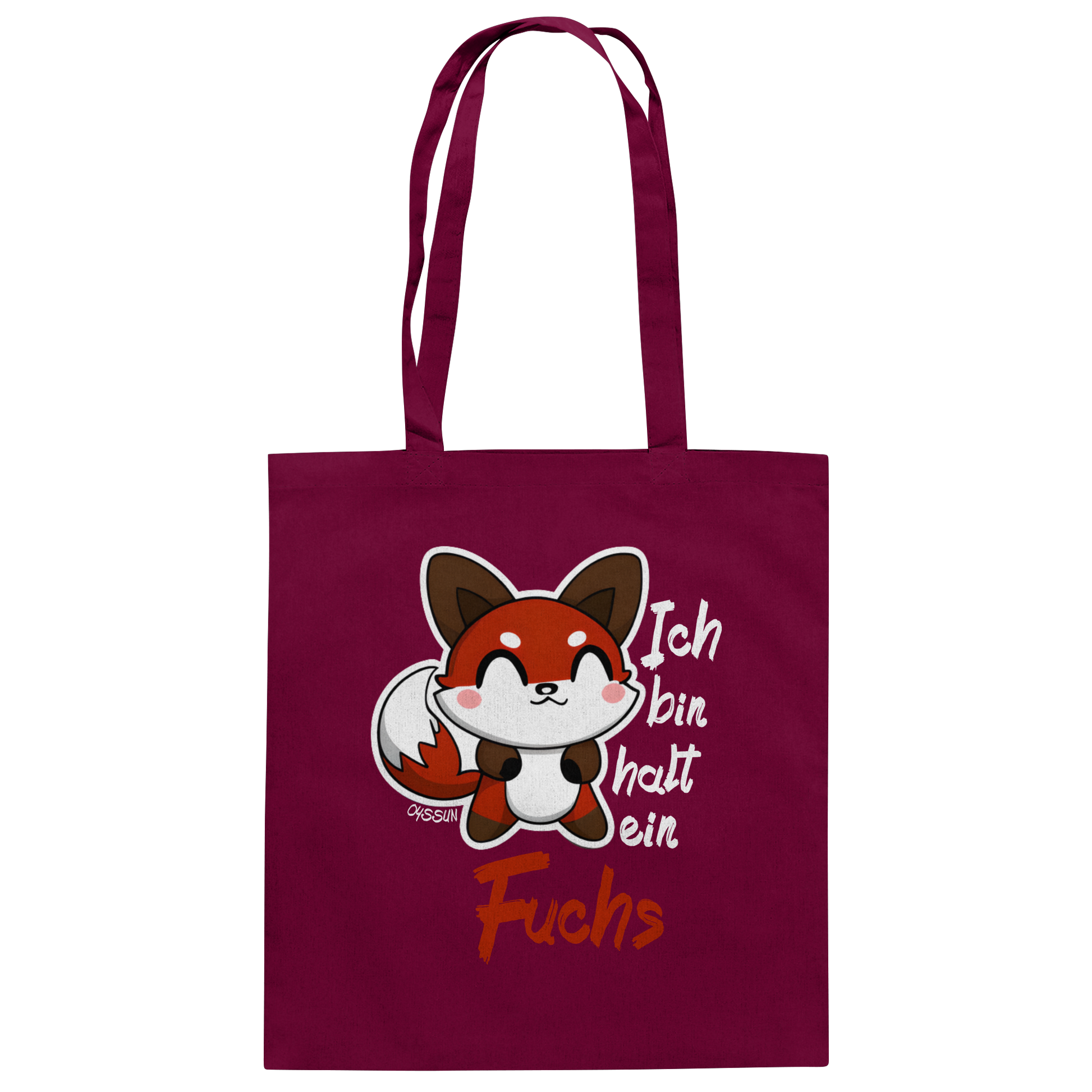 Ich bin halt ein Fuchs - Baumwolltasche - Oyssun