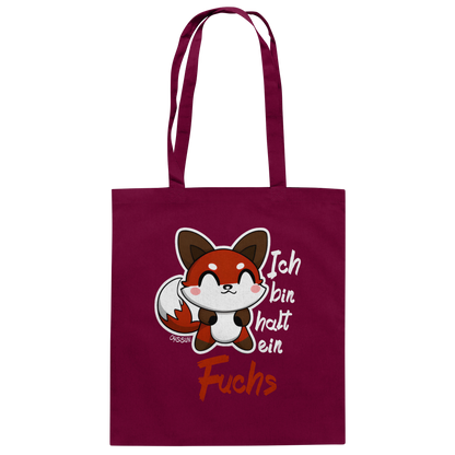 Ich bin halt ein Fuchs - Baumwolltasche - Oyssun