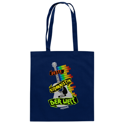 Die Beste Gitarristin der Welt - Baumwolltasche