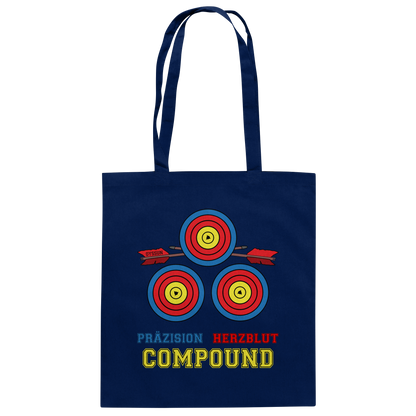 Präzision - Herzblut - Compound - Baumwolltasche