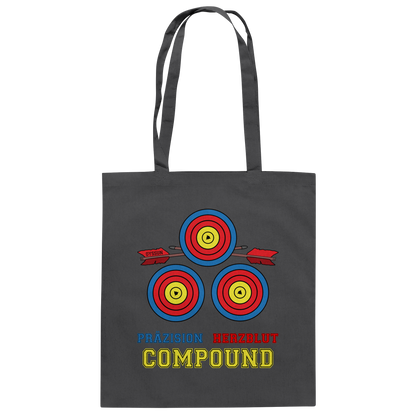Präzision - Herzblut - Compound - Baumwolltasche