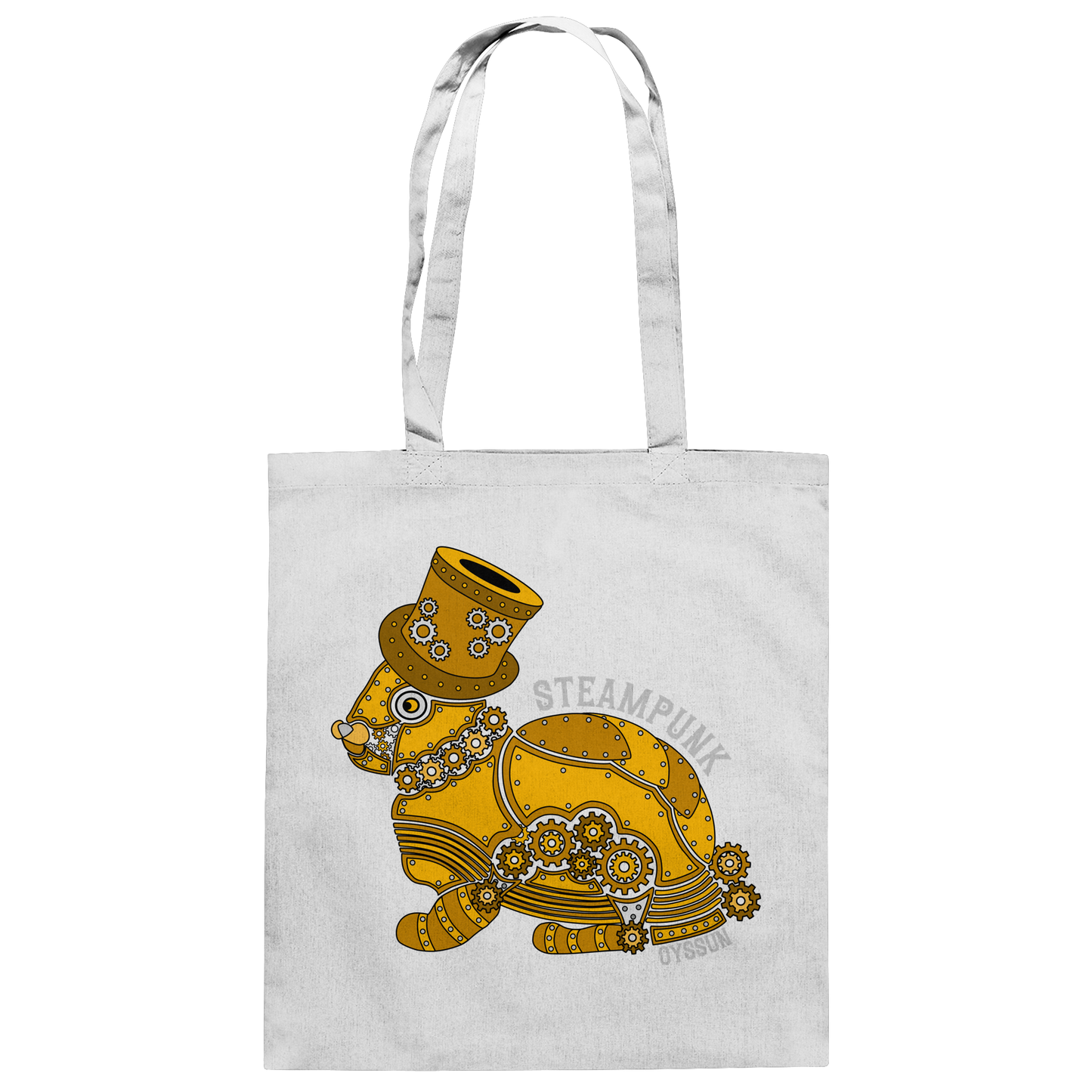 Steampunk Hase  - Baumwolltasche